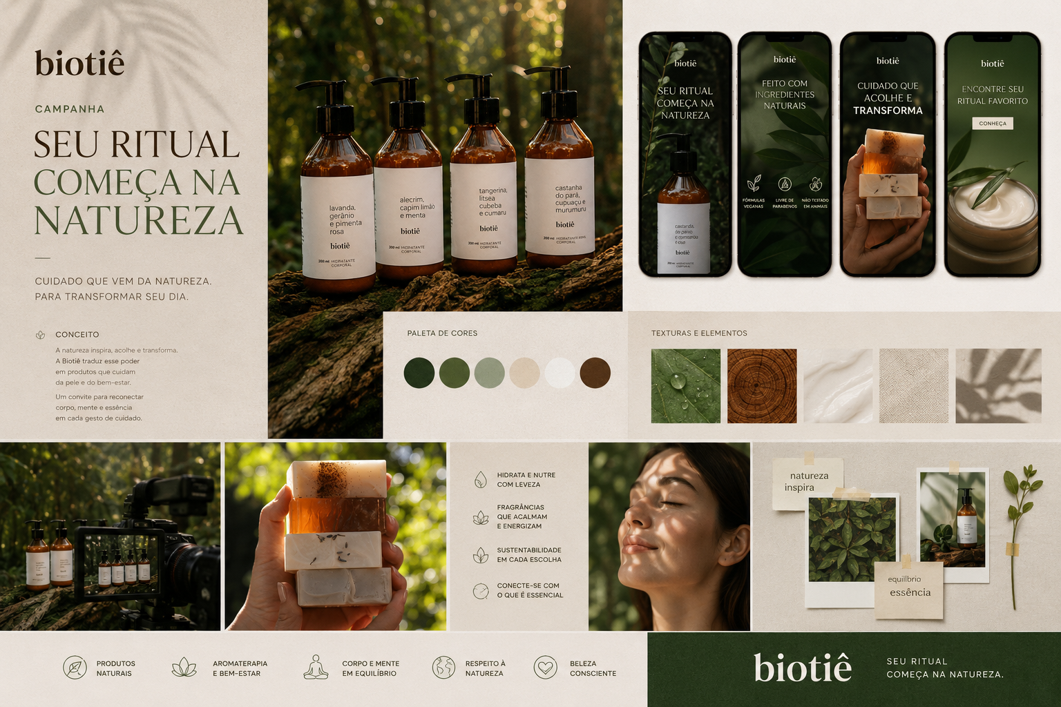 Campanha Biotiê — Seu ritual começa na natureza